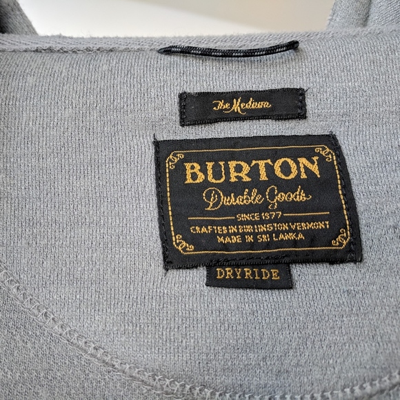 Burton | Monument Heather Negani Wool Blend Hoodie - Picture 5 of 6